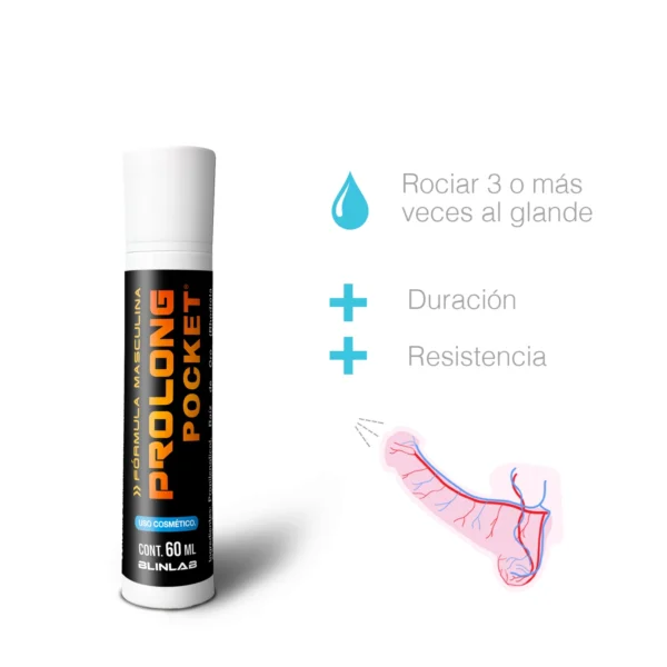 Prolong Pocket Blinlab 60ml- Spray Retardante Masculino