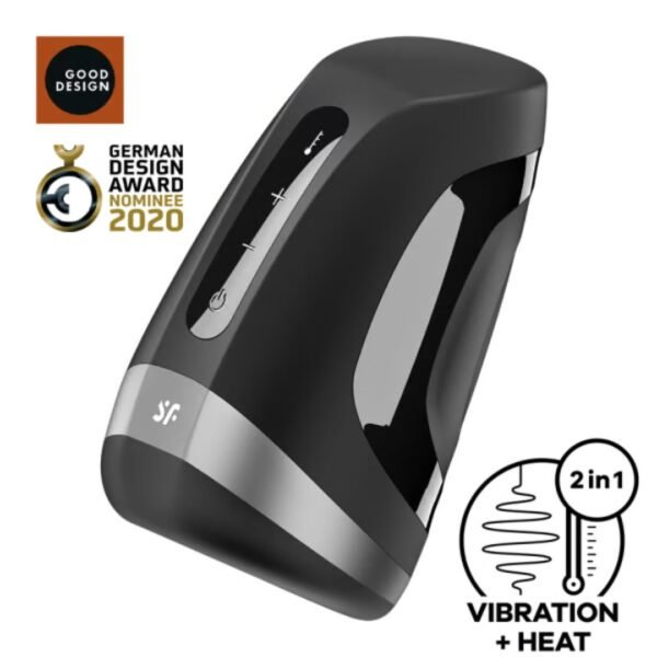 Satisfyer Men Heat Vibration - Masturbador con Vibración y Calefacción