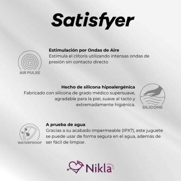 Satisfyer Love Breeze - Succionador para Clítorís - Estimulación de Aire - Imagen 6