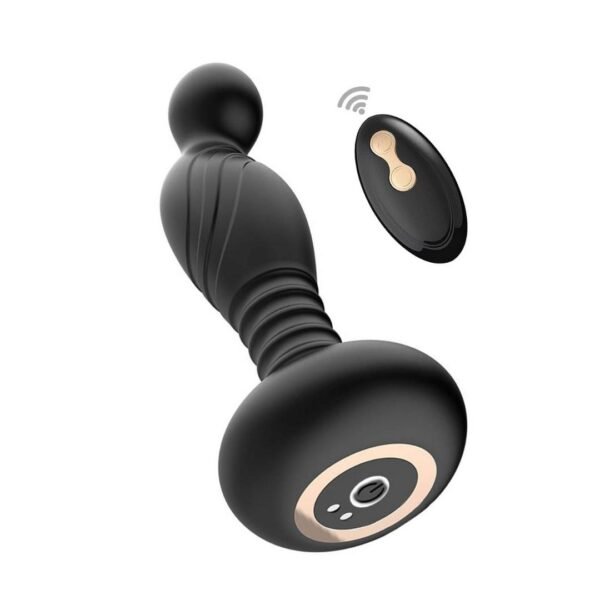 Estimulador de Próstata con Control Remoto - Ass-Sation Remote Vibrating P-Spot Plug - Imagen 2