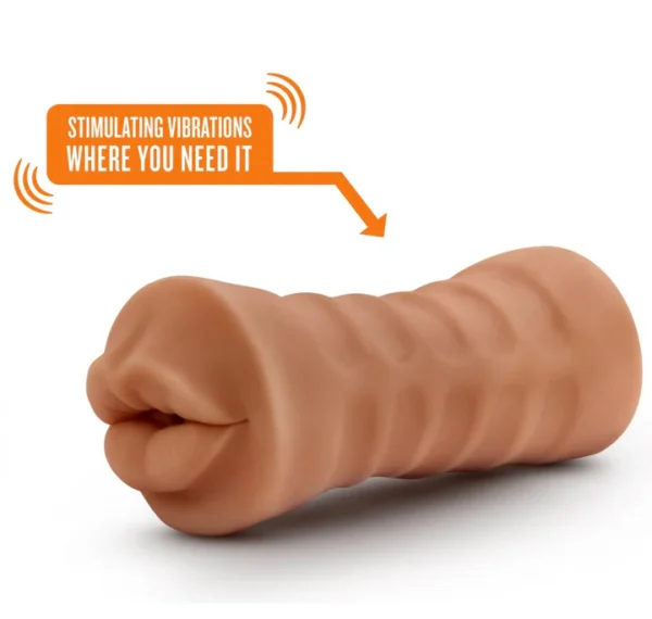 Isabella - Masturbador para Pene Con Vibración - Boca Realista - Imagen 5