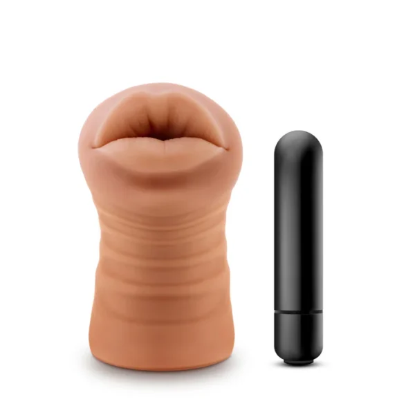 Isabella - Masturbador para Pene Con Vibración - Boca Realista - Imagen 3