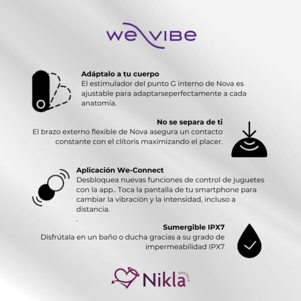 Nova We-Vibe - Vibrador Multiorgásmico con App - Imagen 8