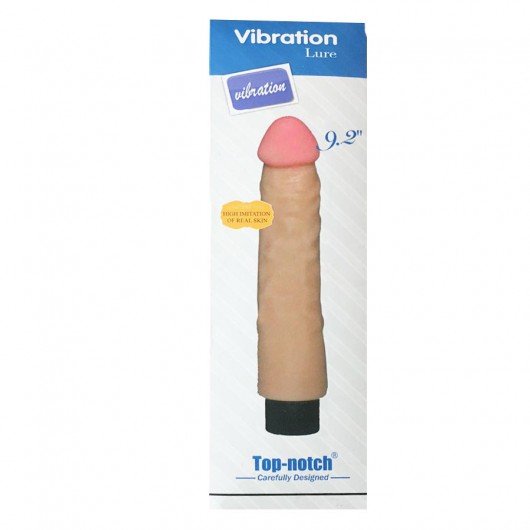Dildo Económico 23cm Vibrador- Vibration Lure Top Notch 9.2″