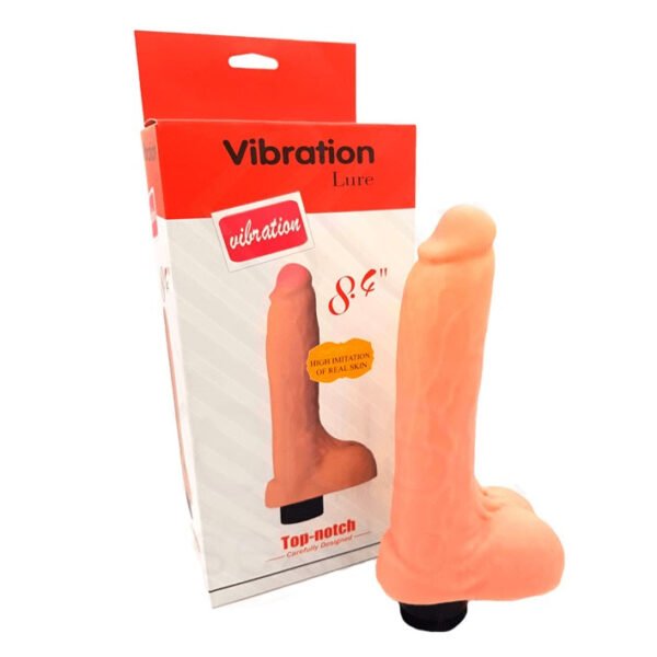 Dildo Económico 21cm Vibrador- Vibration Lure Top Notch 8.4″