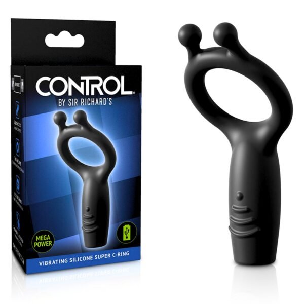 Vibrating Silicone Super C-Ring