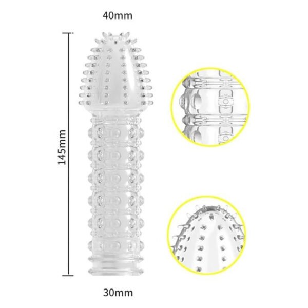 Silicon Stretch 01 -  Funda Texturizada para Pene