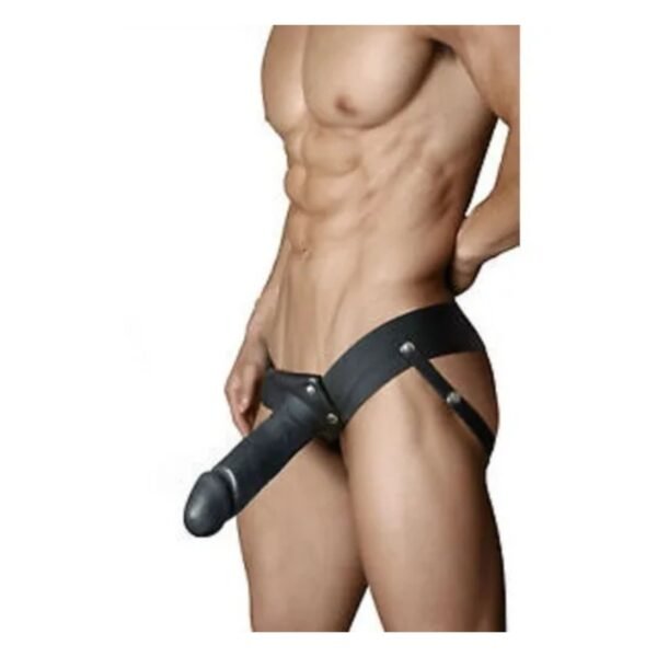 Dr. Skin Hollow 7″ Strap-On Black – Arnés Hueco