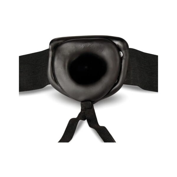 Dr Skin 6" Hollow Strap-on Negro- Arnés Hueco - Imagen 3