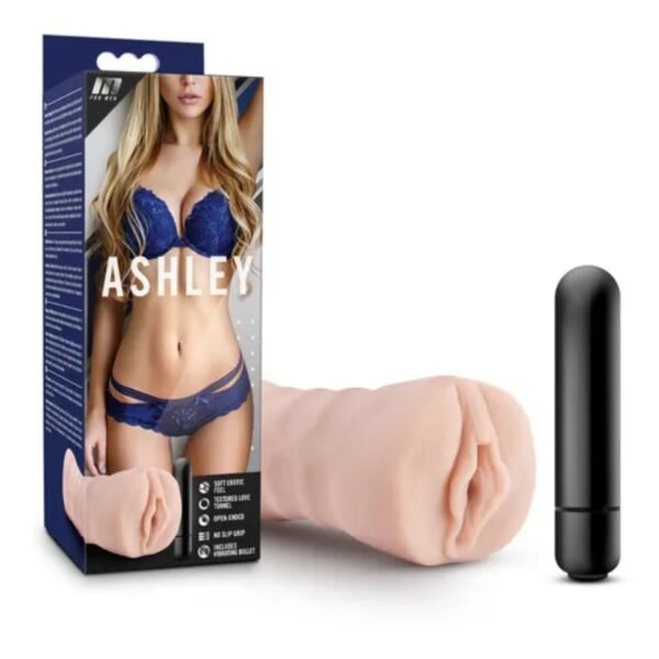 Ashley – Masturbador para Pene Con Vibración – Vagina Realista