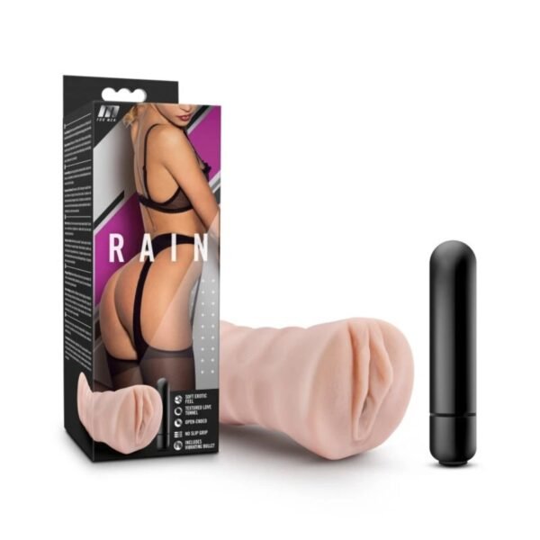 Rain – Masturbador para Pene Con Vibración – Vagina Realista