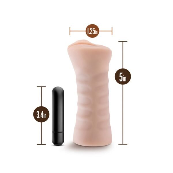 Rain – Masturbador para Pene Con Vibración – Vagina Realista - Imagen 3