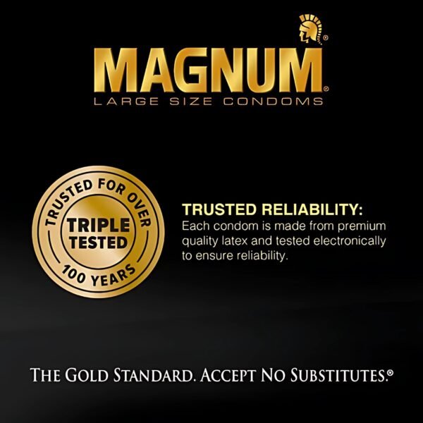 Condón Trojan Magnum XL - Condón Extra Grande - Imagen 5