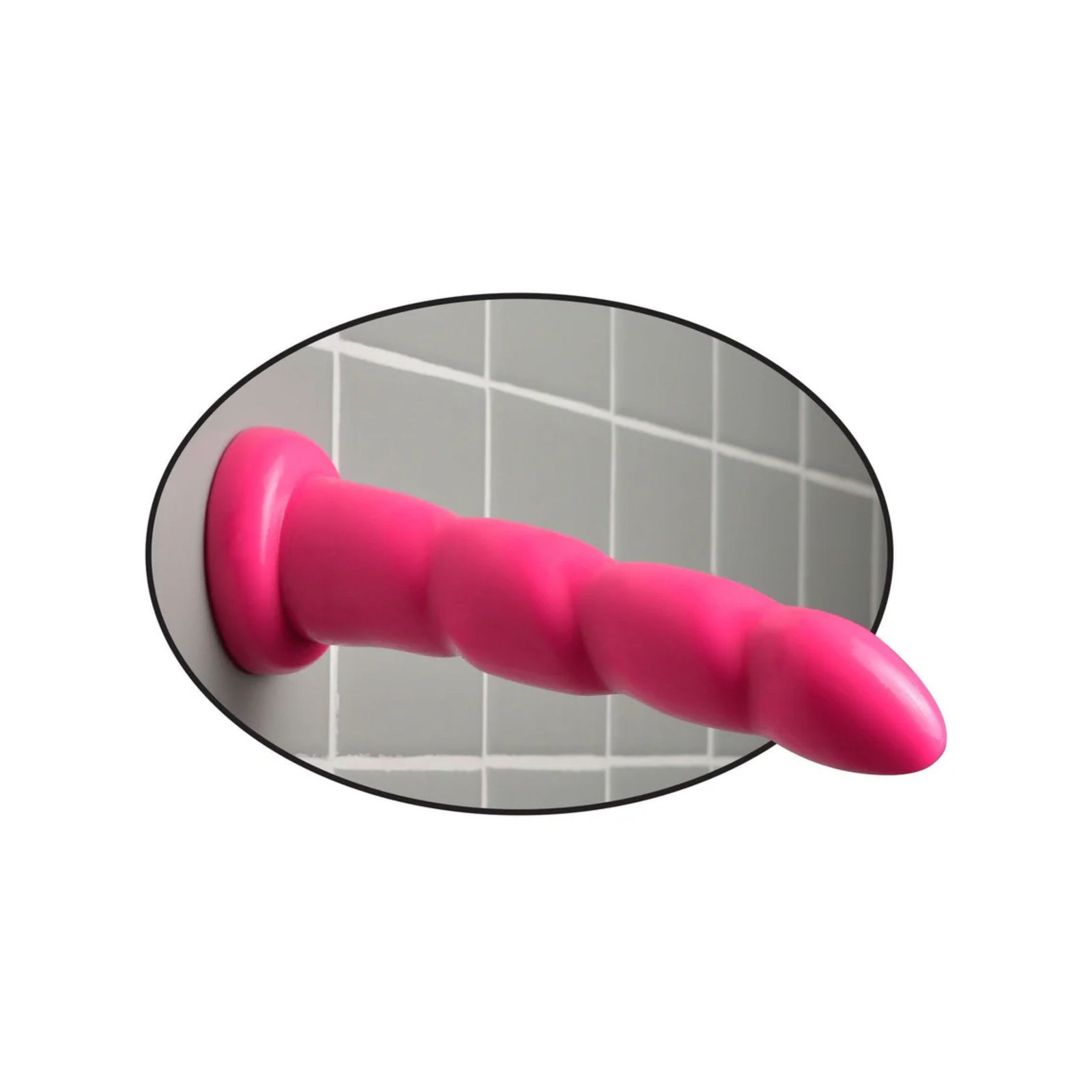 Twister 6" – Consolador con Textura Retorcida y Base de Succión - Imagen 2