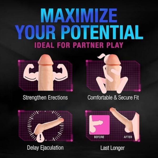 Blush Performance Plus Thrive - Funda Extensora De Pene - Imagen 5
