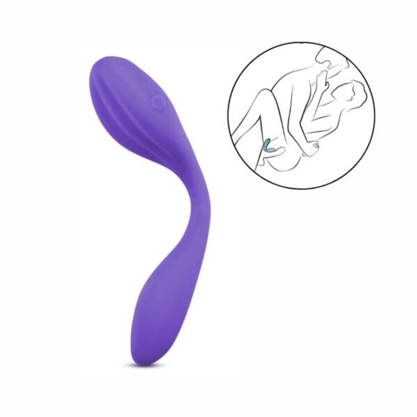 Vibrador de Parejas Flexible – Wellness Duo Blush - Imagen 4