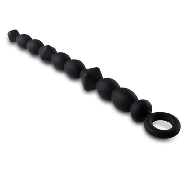 Silicone Beginner Anal Beads - Anal Adventures Platinum - Bolas Anales - Imagen 3