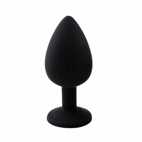 Plug Anal de Silicón Mediano – Negro