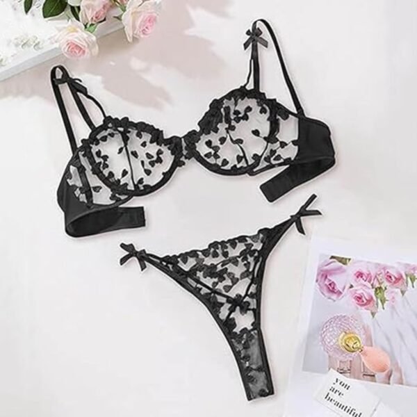 ¡CLÁSICO! Kyra Set Negro – Talla Mediana - Imagen 5