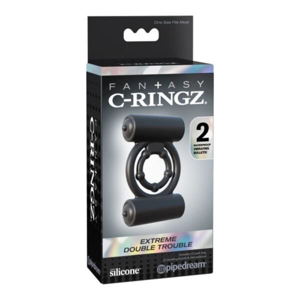 Fantasy C-Ringz Extreme Double Trouble – Anillo Doble Vibrador