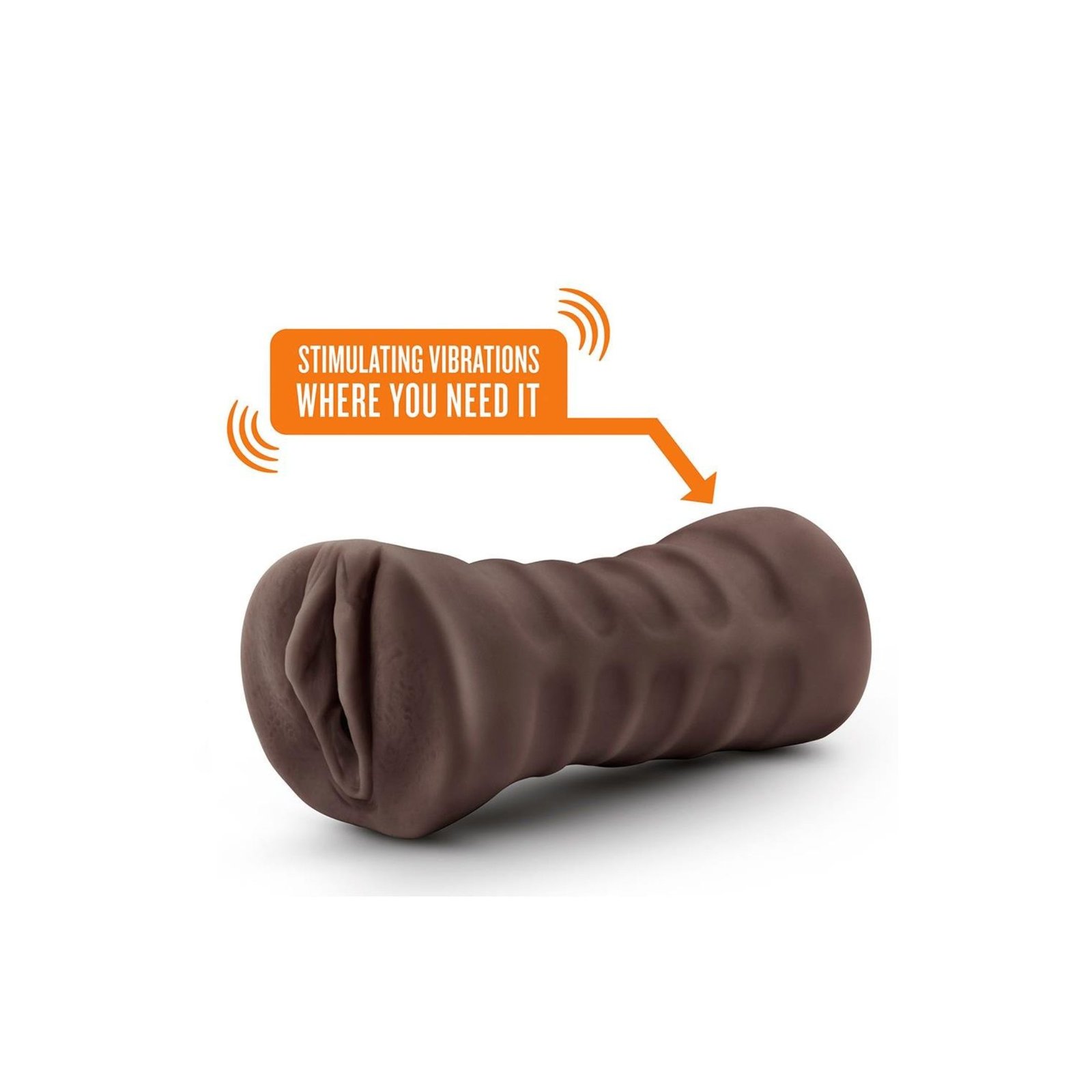 Hot Chocolate Brianna – Masturbador Realista con Vibración - Imagen 3