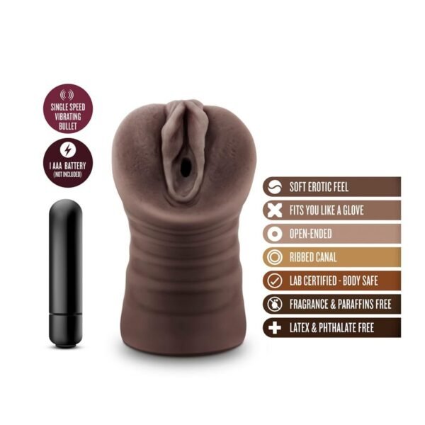 Hot Chocolate Brianna – Masturbador Realista con Vibración