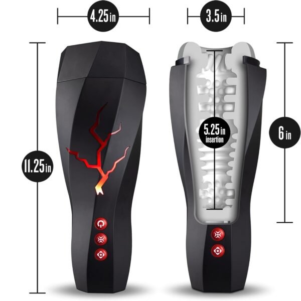 M for Men – Storm – Masturbador con Succión, Vibración y Gemidos