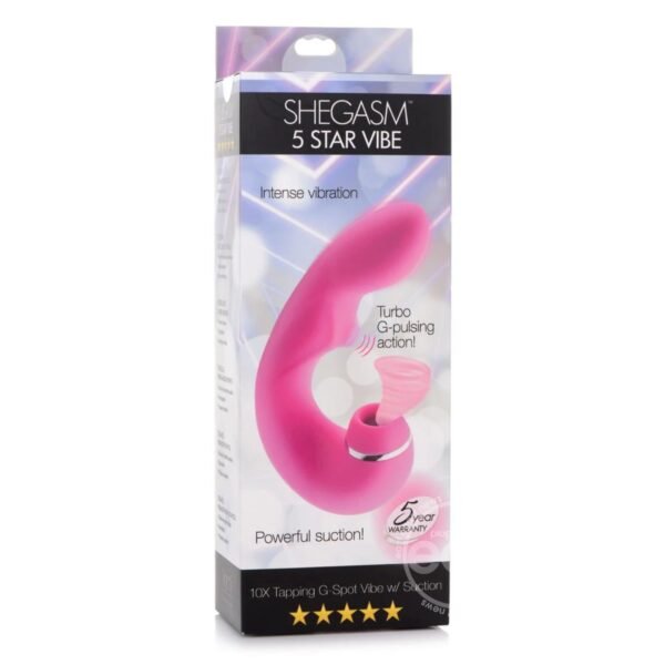 Shegasm 5 Star Vibe 10X – Succionador, pulsación y vibrador