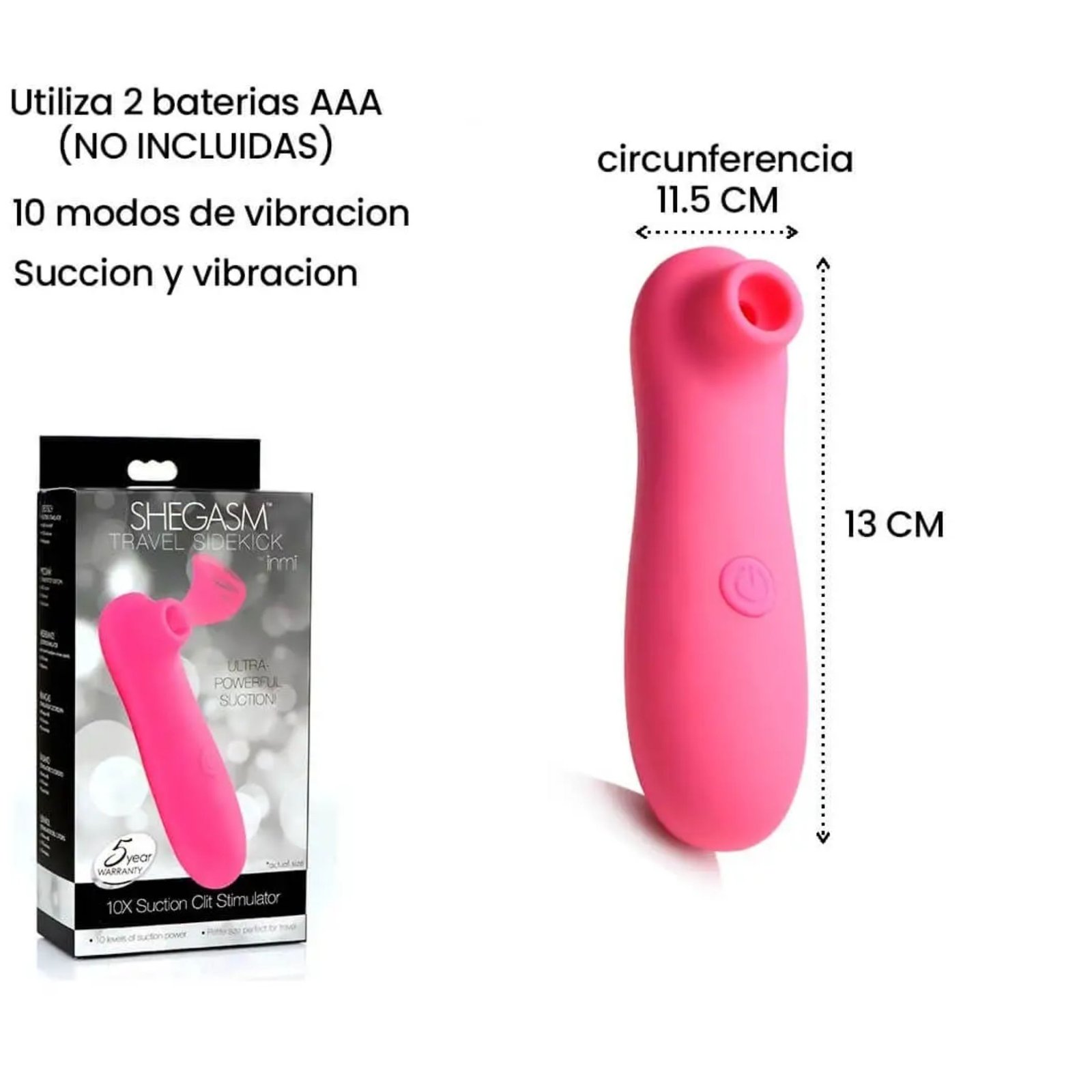 ¡NUEVO! Travel Sidekick – Succionador de Viaje Mini - Imagen 5