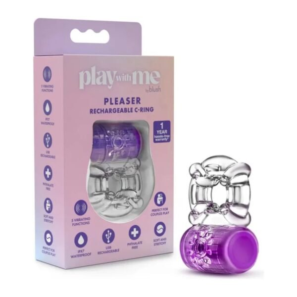 Play With Me Pleaser – Anillo Vibrador Recargable