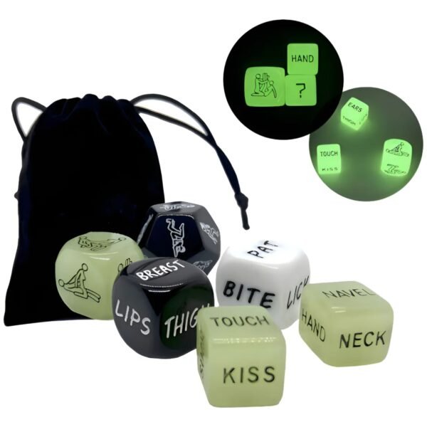 Dados Para Adultos – Set Erótico de 6 Piezas Multicolor