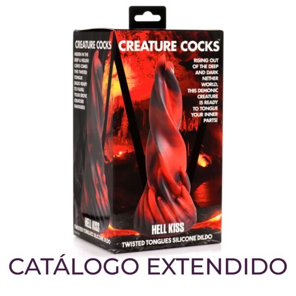 Dildo de Monstruo – Hell Kiss Twisted Tongues Silicone Dildo