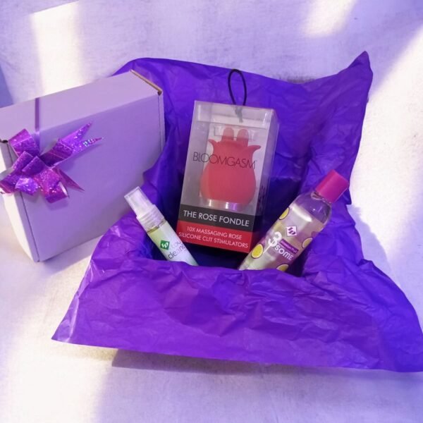 Kit Rose Fondle – Succionador + Lub 3 en 1 + ID Toy Cleaner