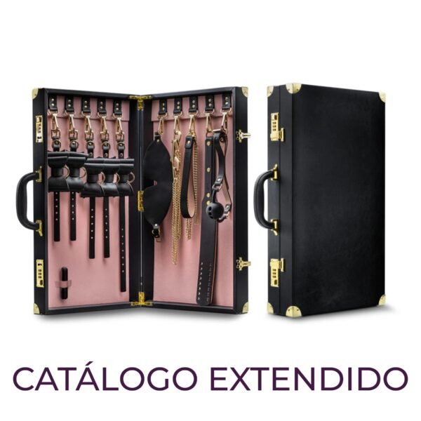 Kit BDSM Bondage Lujoso con Maletín – Temptasia Safe Word Bondage Kit