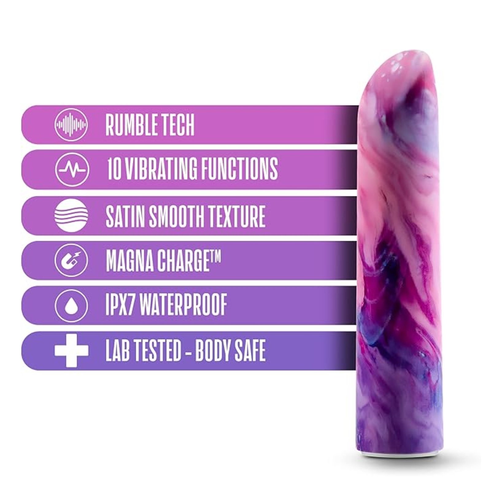 Limited Addiction Entangle Power Vibe – Bala Vibradora Morada Y Rosa - Imagen 3