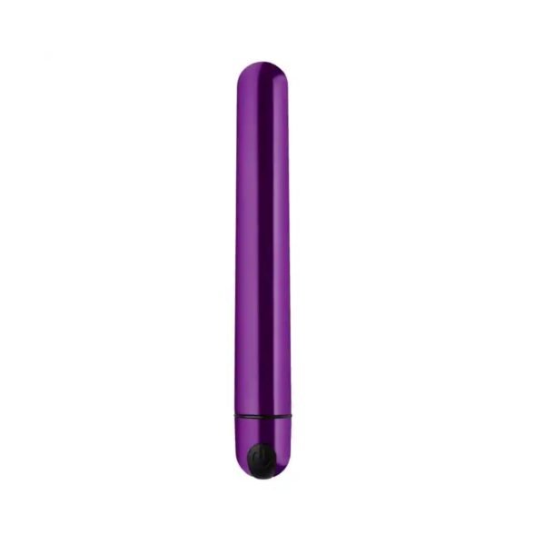 BANG! 10X Slim Metallic Bullet Morada – Vibrador recargable