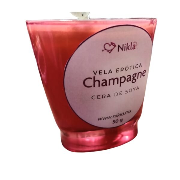 Vela de Corazón WaxPlay – Champagne Y bergamota