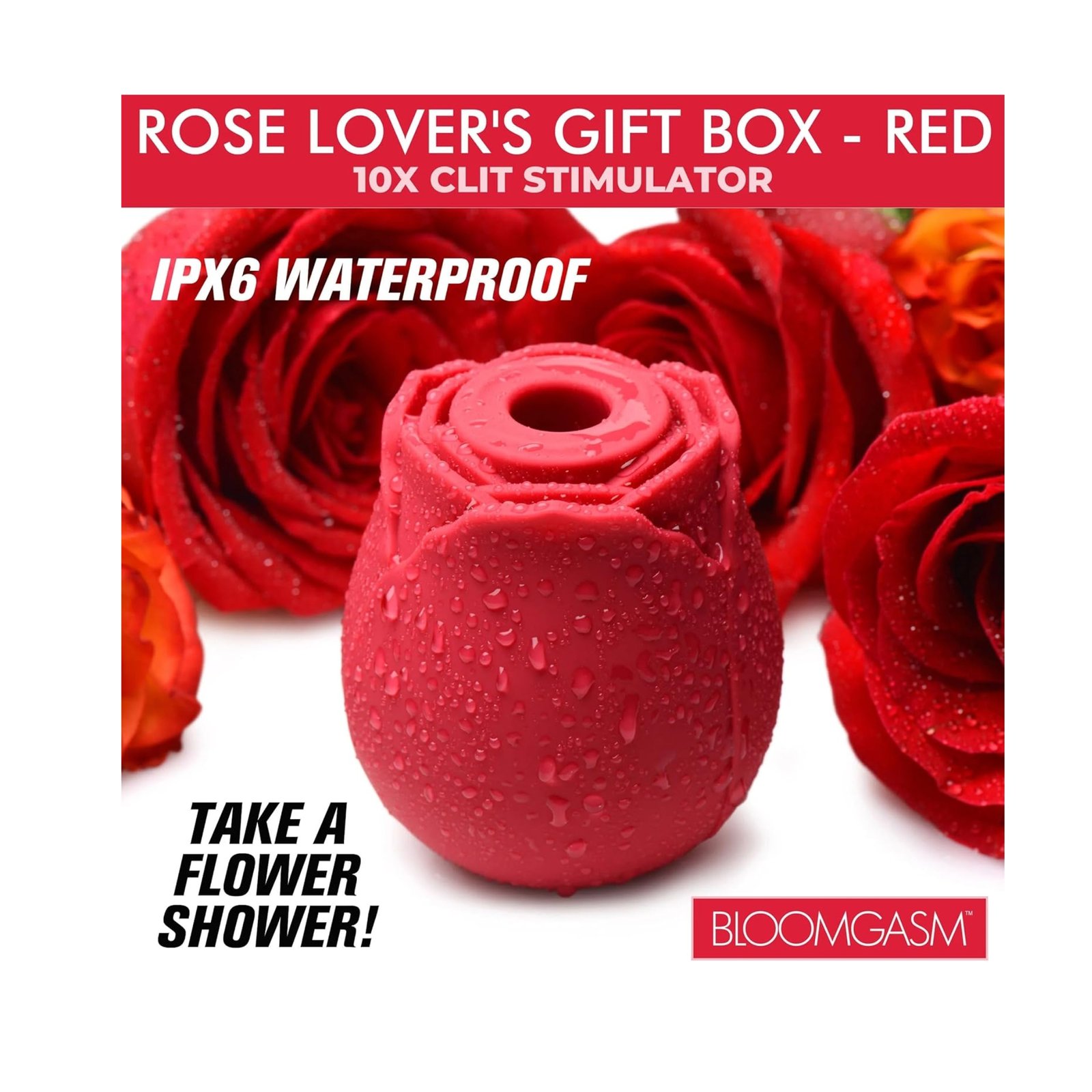 Bloomgasm The Rose Lovers Gift Box - Succionador de clítoris- ROJO - Imagen 6
