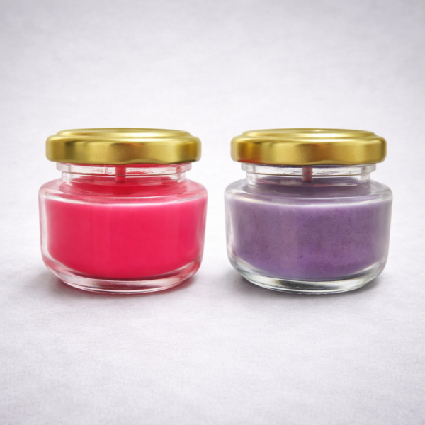 Vela de Soya – Rosa Neón o Lila