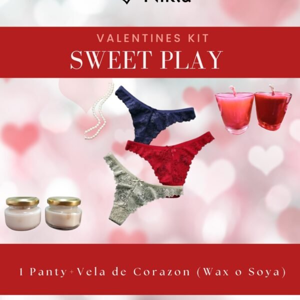 Kit Valentine’s Sweet Play- Panty+ Vela