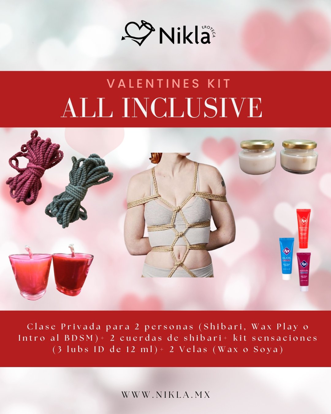 Kit Especial de Febrero – Valentine’s Kit All Inclusive