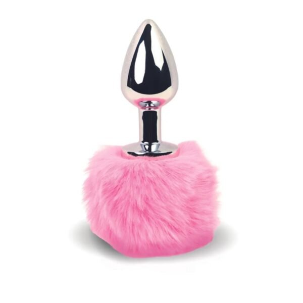 Plug Anal Cola de Conejo Rosa