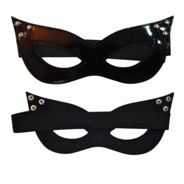 Antifaz Premium BDSM Ajustable – Modelo C (Negro)