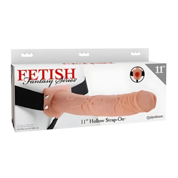 Hollow Strap-On 11” con Arnés Ajustable