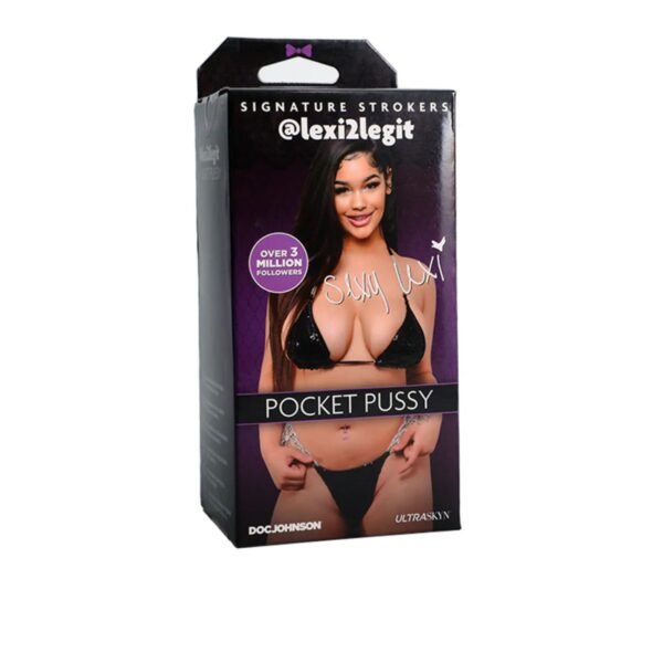 Pocket Pussy – Lexi2Legit Signature Stroker (Masturbador Ultrarealista Portátil) – Nude