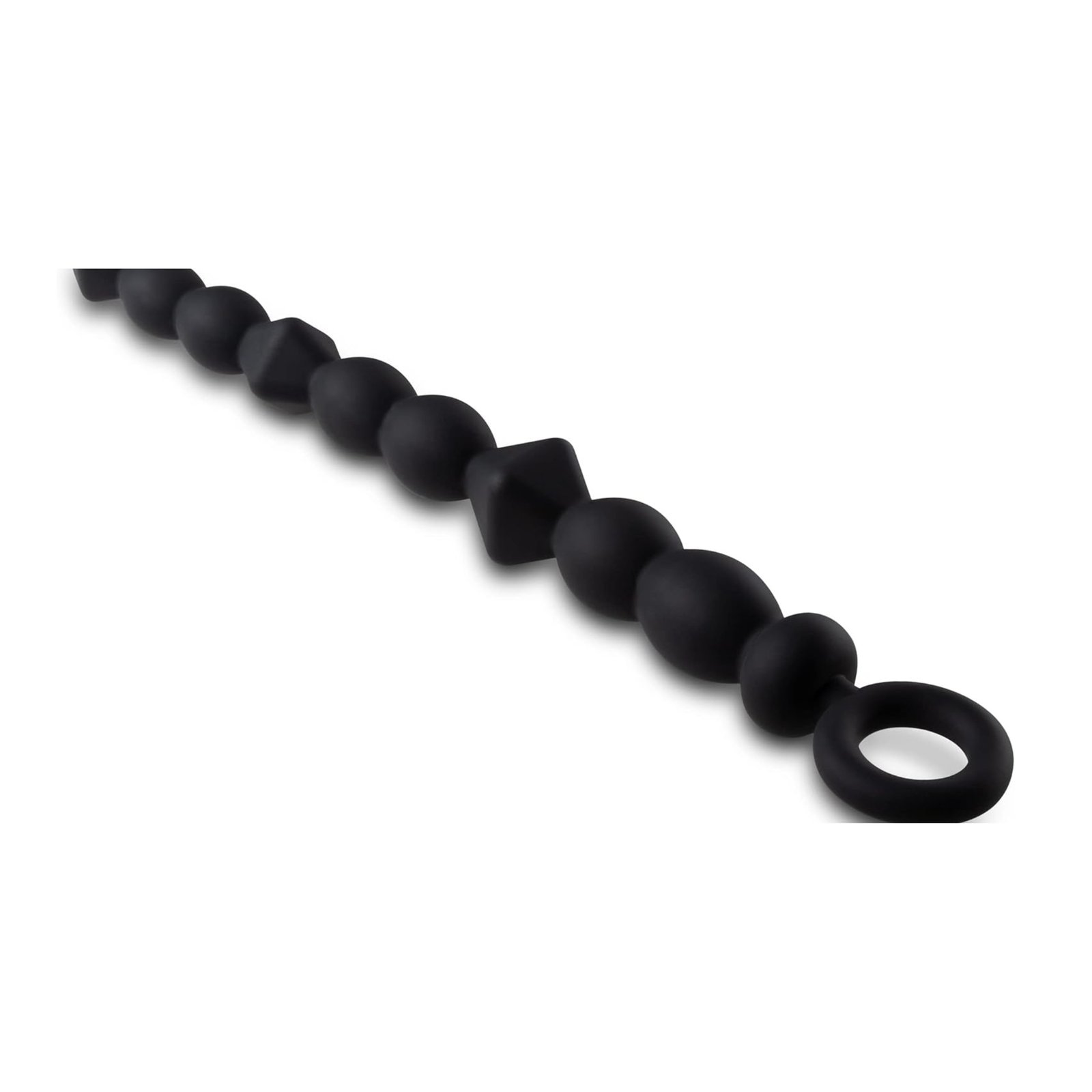 Anal Adventures Platinum – Beginner Anal Beads (Cuentas Anales para Principiantes) – Negro - Imagen 6