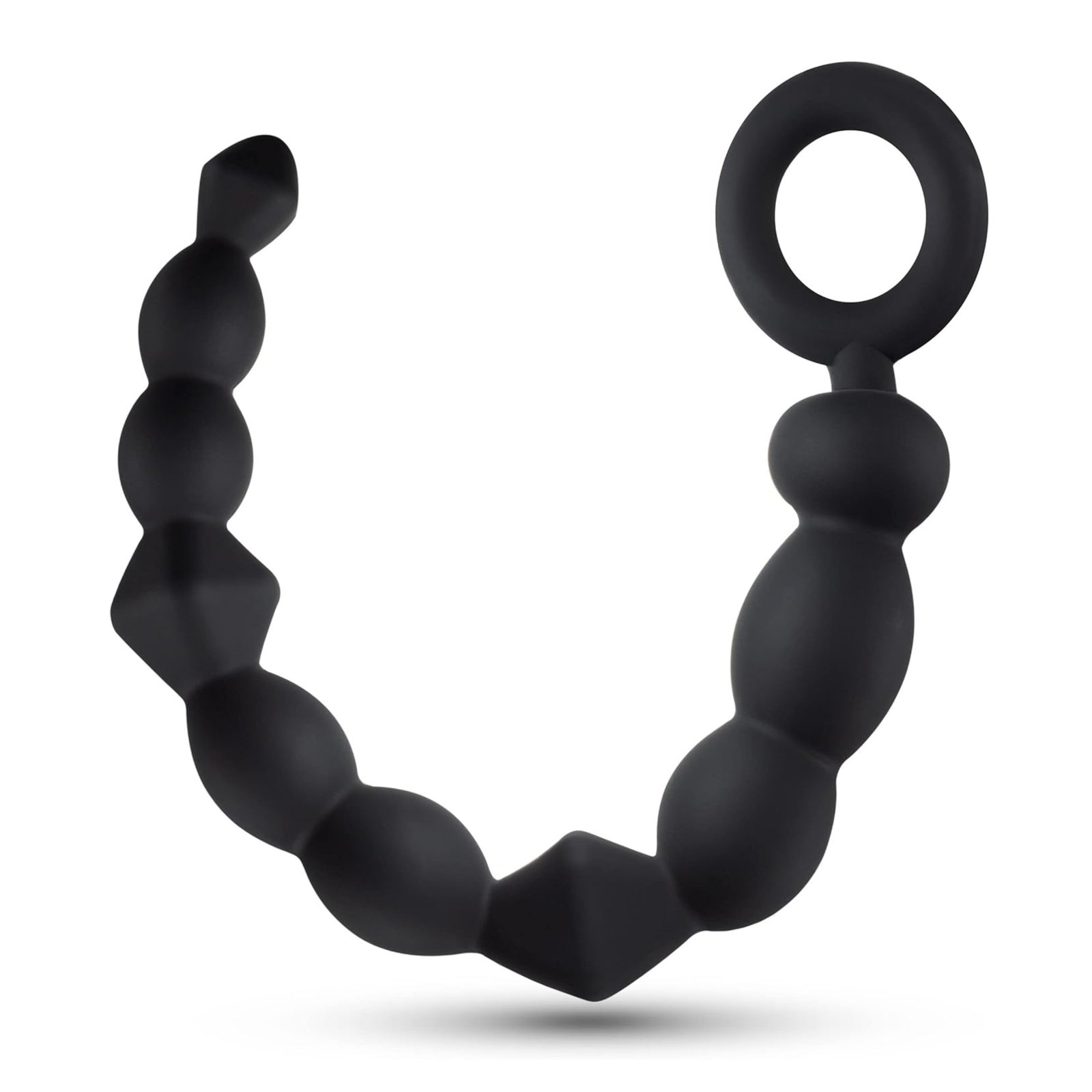 Anal Adventures Platinum – Beginner Anal Beads (Cuentas Anales para Principiantes) – Negro - Imagen 7