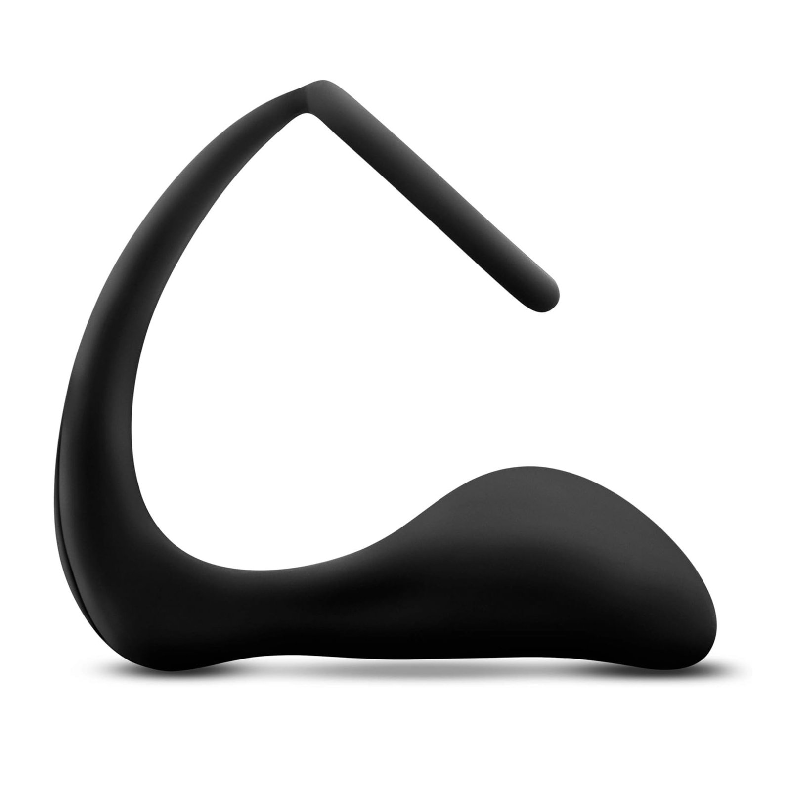 Anal Adventures Platinum – Cock Ring Plug – Black - Imagen 7