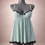 Seductive by Cinema Vestido Azul Puntos Negros