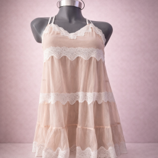 Victoria’s Secret  Pijama Bestido de Tul Rosa – Talla Chica